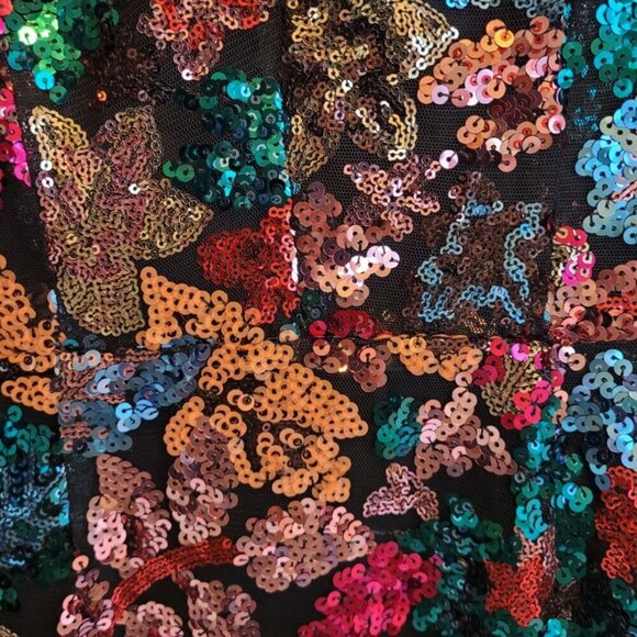 Dress The Population Allison Sequin Cocktail Midi Dress NWT XS Holiday Party - Picture 4 of 13